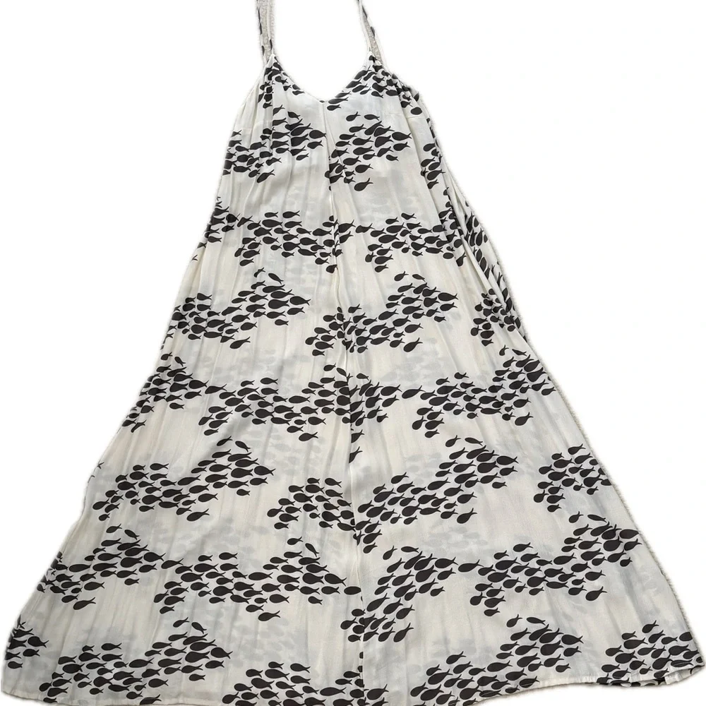 NWT Ava Sky Dress Anessa — Macadamia Fish print | size S. Maxi length. - Picture 3 of 8